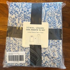 Soma Chico’s cool nights XXL - Indy Blue. Brand new